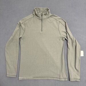 Lululemon Men's Gray 1/4 Zip Pullover Athletic Performance Top Workout Running